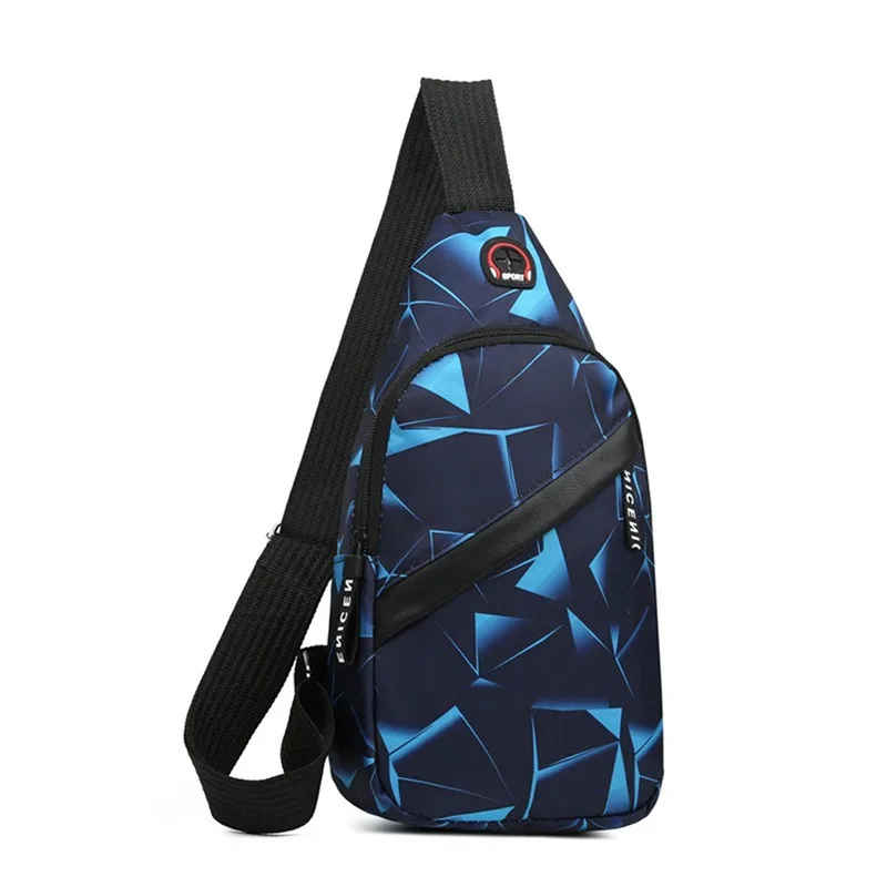 Oxford Cloth Casual Crossbody Bags Men Women Backpack
