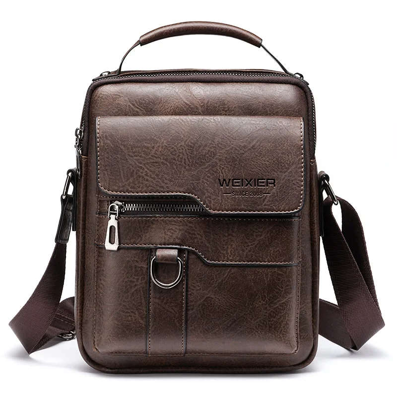 Alternative view of Brand Men Shoulder Bag for 9.7" ipad Men PU Leather Flaps
