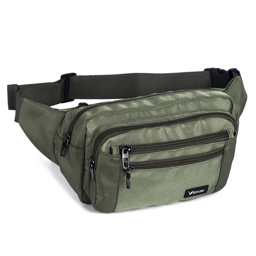 Waist Pack Casual Functional Fashion Men Waterproof Fanny Pack Women Belt Bum Bag Male Phone Wallet Pouch Bags Unisex 98011