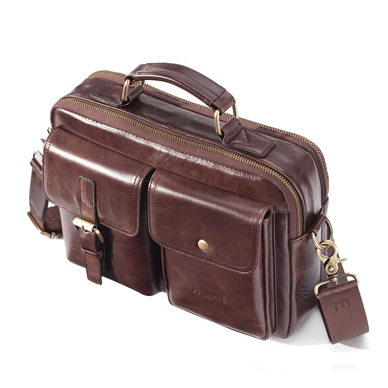 Alternative view of Men Genuine Leather Shoulder Fashion Bag