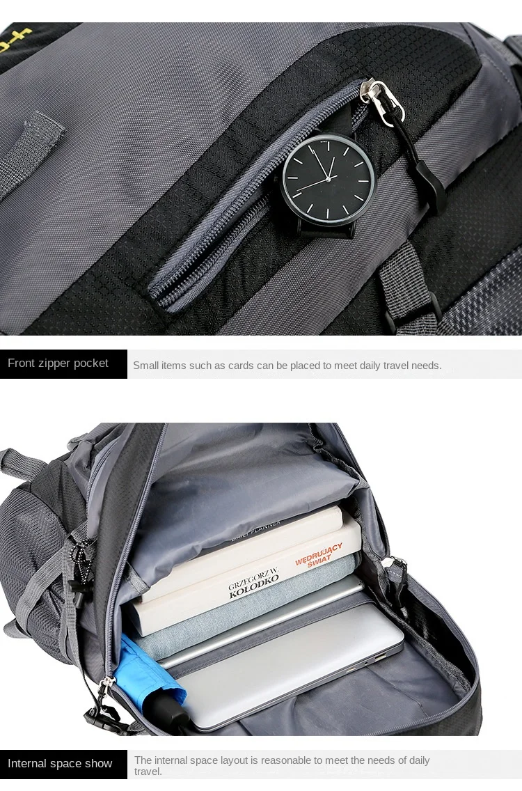 New Men Backpack Nylon Waterproof Casual Outdoor Travel Backpack Ladies Hiking Camping Mountaineering Bag Youth Sports Bags