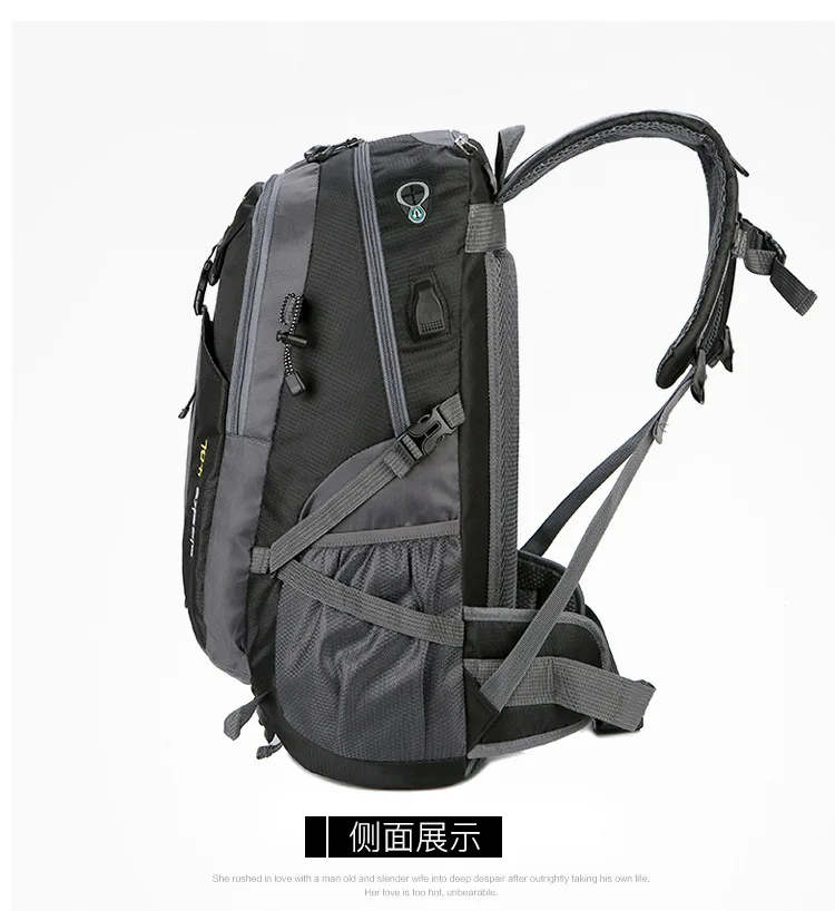 New Men Backpack Nylon Waterproof Casual Outdoor Travel Backpack Ladies Hiking Camping Mountaineering Bag Youth Sports Bags