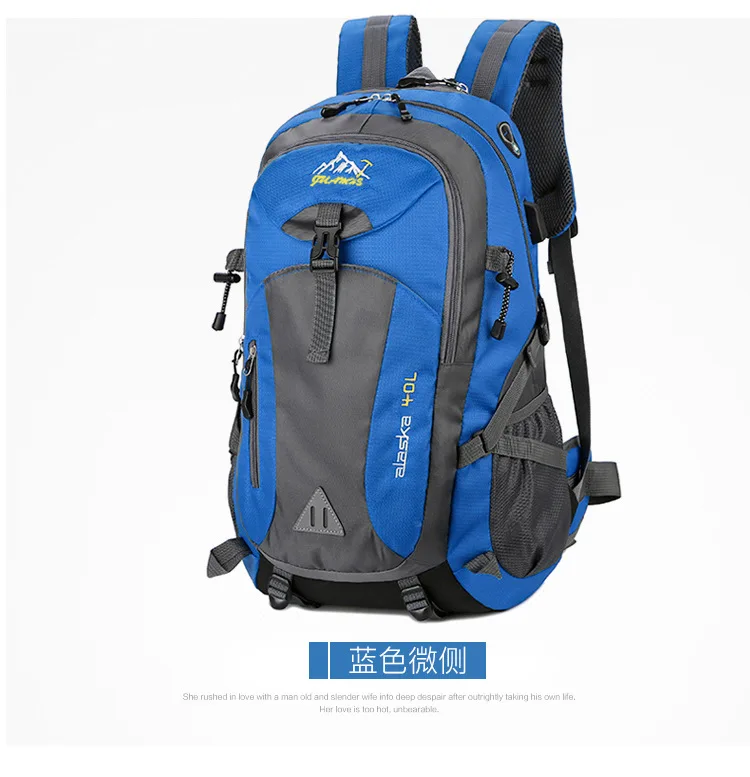 New Men Backpack Nylon Waterproof Casual Outdoor Travel Backpack Ladies Hiking Camping Mountaineering Bag Youth Sports Bags