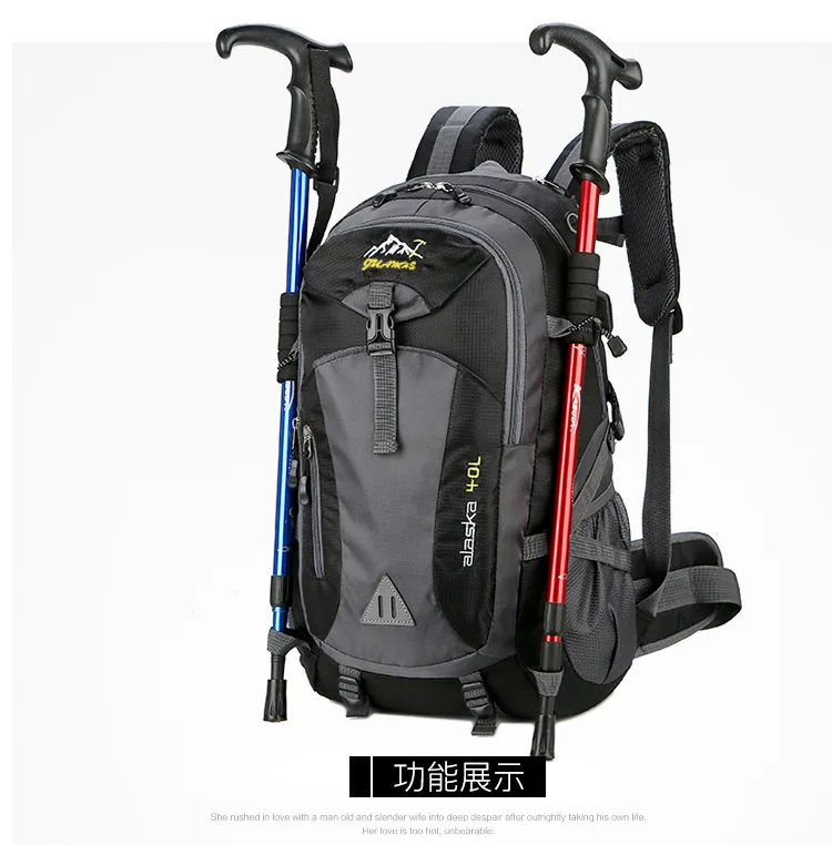 New Men Backpack Nylon Waterproof Casual Outdoor Travel Backpack Ladies Hiking Camping Mountaineering Bag Youth Sports Bags
