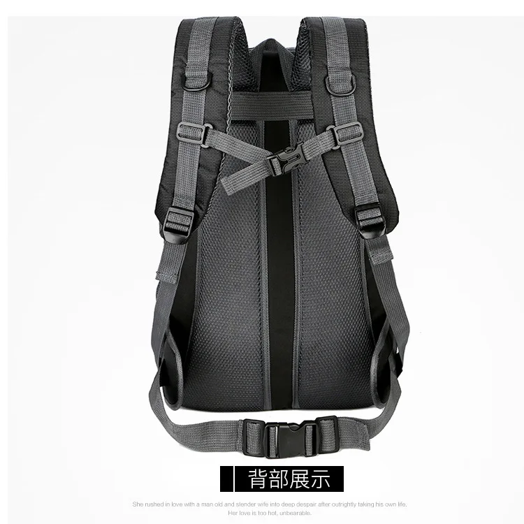 New Men Backpack Nylon Waterproof Casual Outdoor Travel Backpack Ladies Hiking Camping Mountaineering Bag Youth Sports Bags