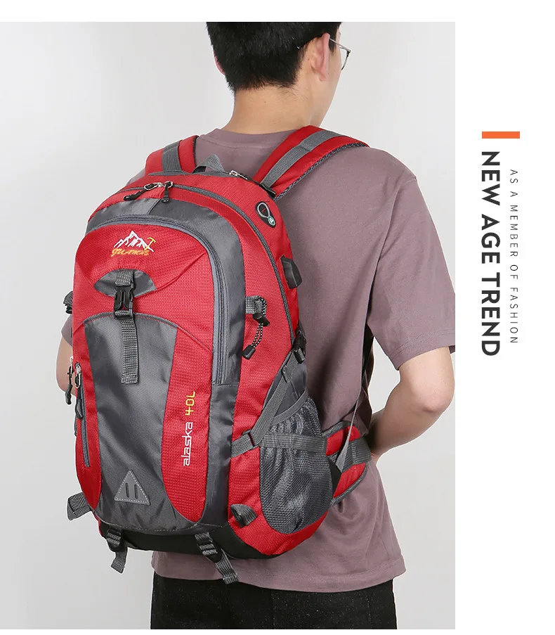 New Men Backpack Nylon Waterproof Casual Outdoor Travel Backpack Ladies Hiking Camping Mountaineering Bag Youth Sports Bags