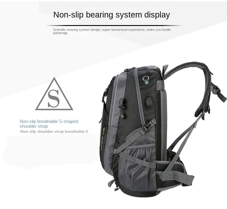 New Men Backpack Nylon Waterproof Casual Outdoor Travel Backpack Ladies Hiking Camping Mountaineering Bag Youth Sports Bags