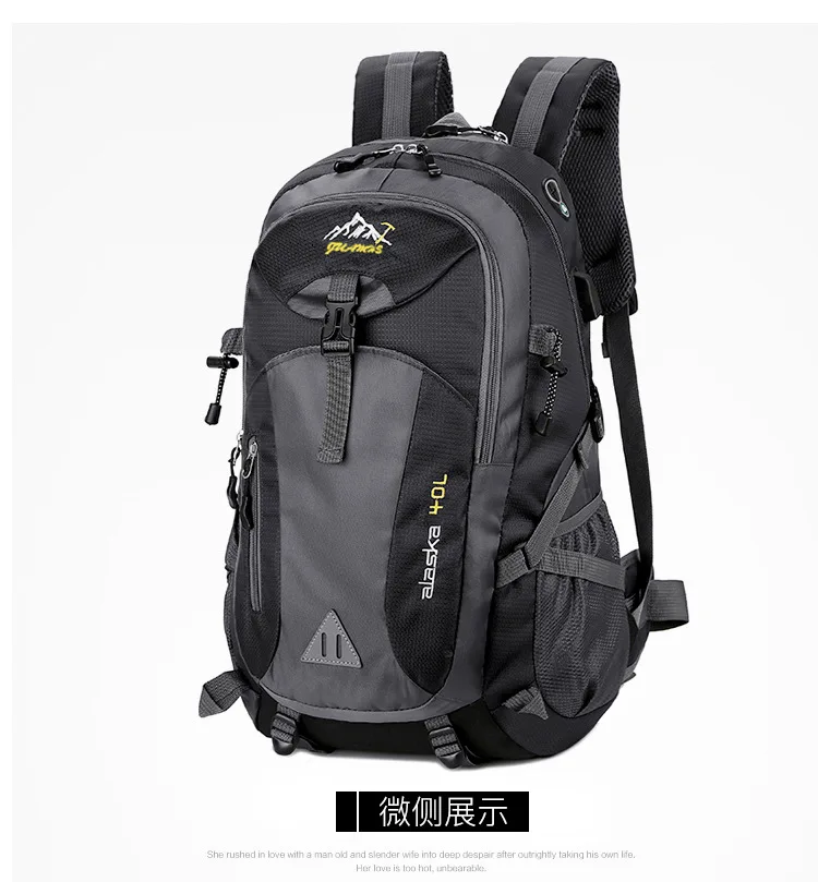 New Men Backpack Nylon Waterproof Casual Outdoor Travel Backpack Ladies Hiking Camping Mountaineering Bag Youth Sports Bags
