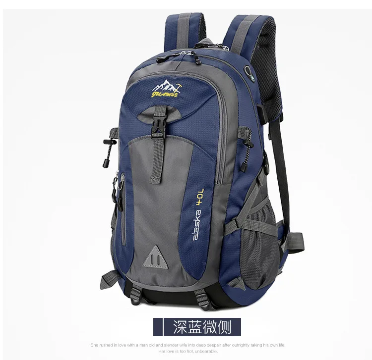 New Men Backpack Nylon Waterproof Casual Outdoor Travel Backpack Ladies Hiking Camping Mountaineering Bag Youth Sports Bags