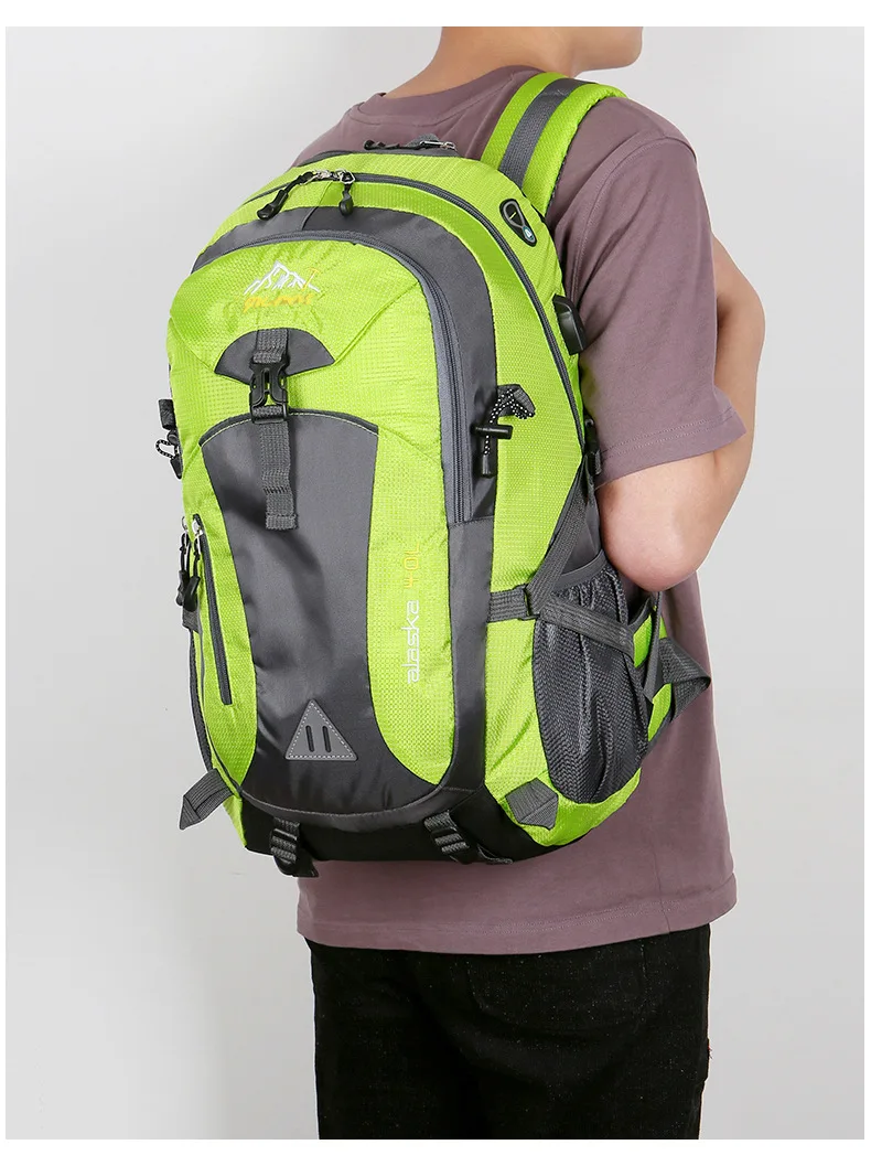 New Men Backpack Nylon Waterproof Casual Outdoor Travel Backpack Ladies Hiking Camping Mountaineering Bag Youth Sports Bags