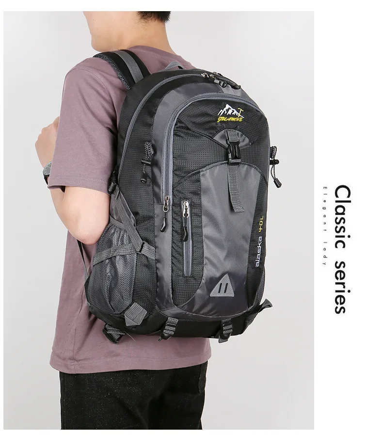 New Men Backpack Nylon Waterproof Casual Outdoor Travel Backpack Ladies Hiking Camping Mountaineering Bag Youth Sports Bags