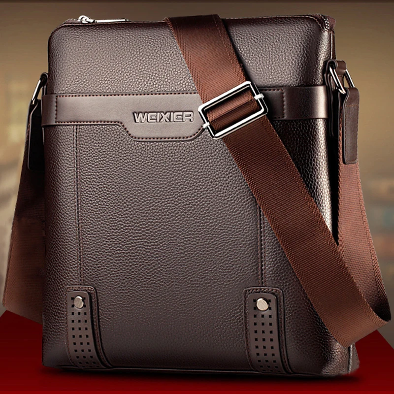 Men Shoulder Fashion Vintage PU Leather Casual Large Capacity Backpack