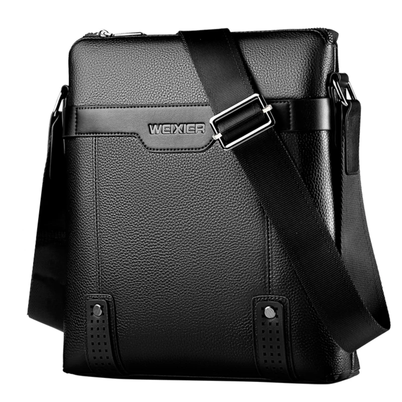 Alternative view of Men Shoulder Fashion Vintage PU Leather Casual Large Capacity Backpack