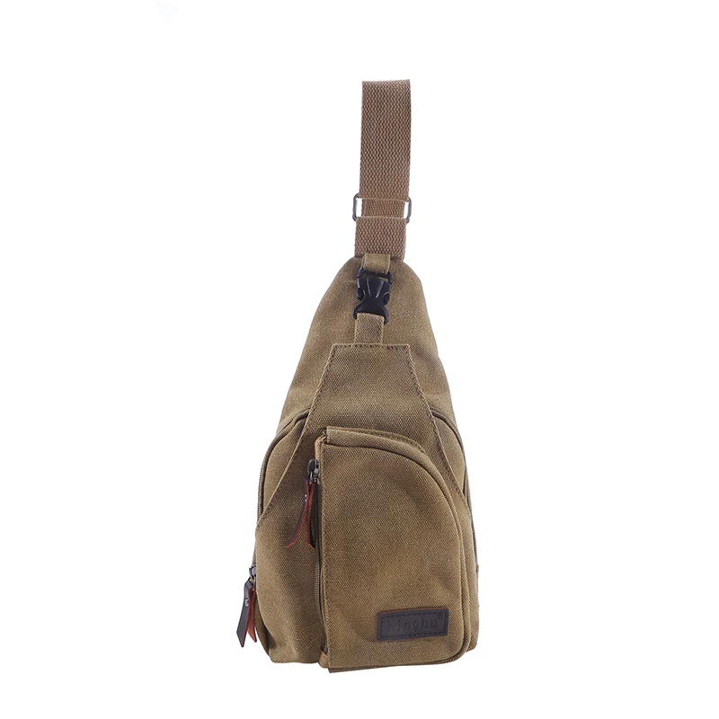 Alternative view of Men Vintage Canvas Satchel Shoulder Bag