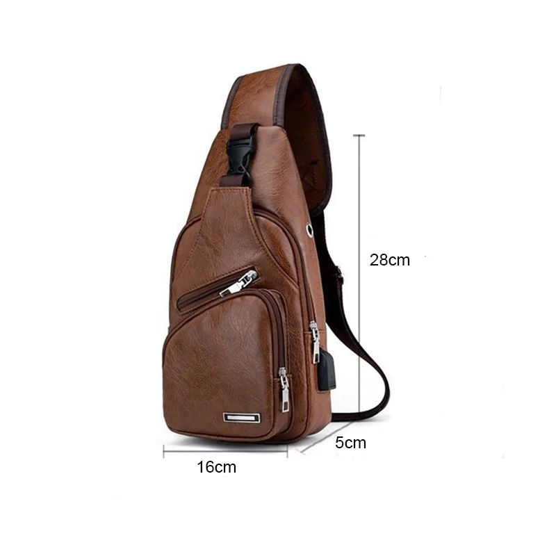 Alternative view of 1 Piece Men's Multi-functional Chest Bag