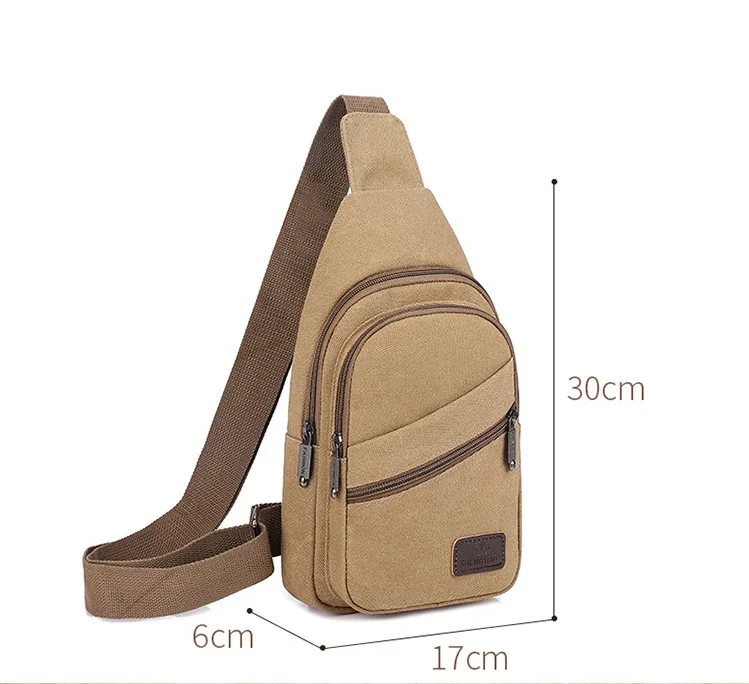 Xierya men Canvas Crossbody Bag Wear-resistant Outdoor Fashion Sports Bags for Man Black Male Casual Shoulder Bag Travel Satchel