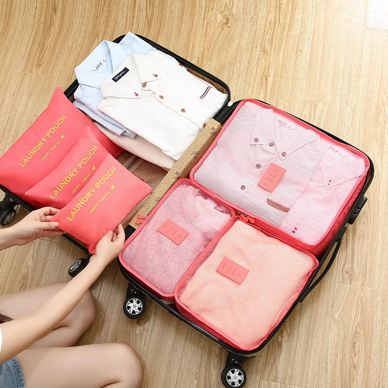 Alternative view of 6pcs Set Travel Storage Bags Suitcase