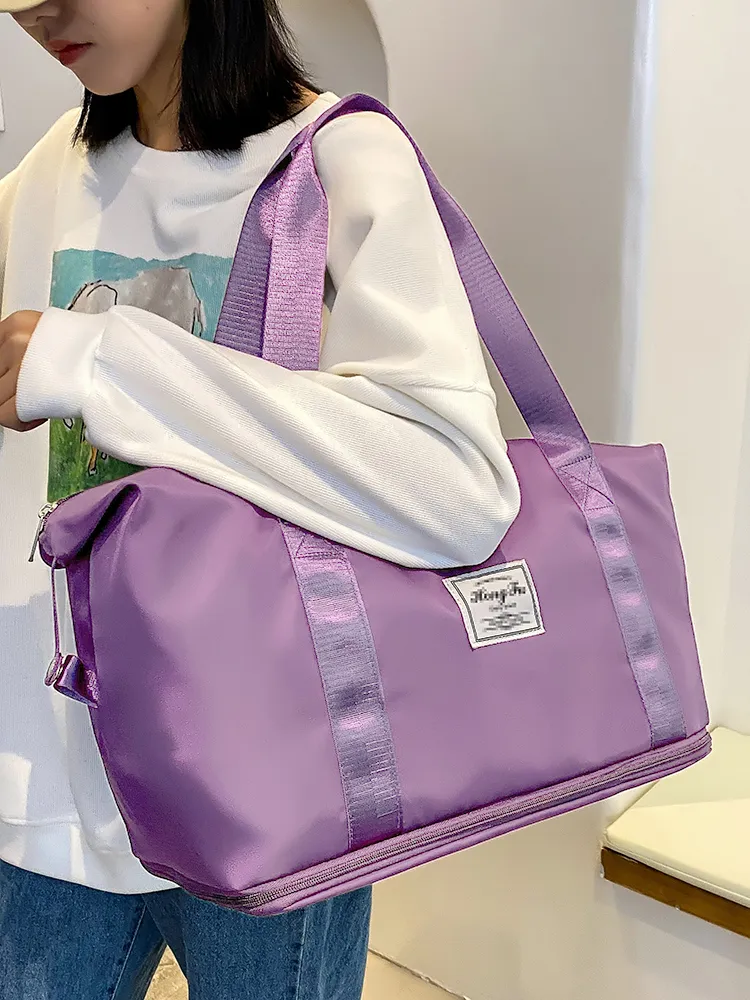 Travel Duffle Sports Gym Tote Large Capacity Storage Handbag