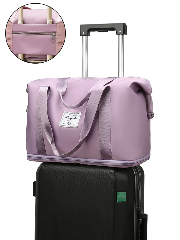 Alternative view of Travel Duffle Sports Gym Tote Large Capacity Storage Handbag