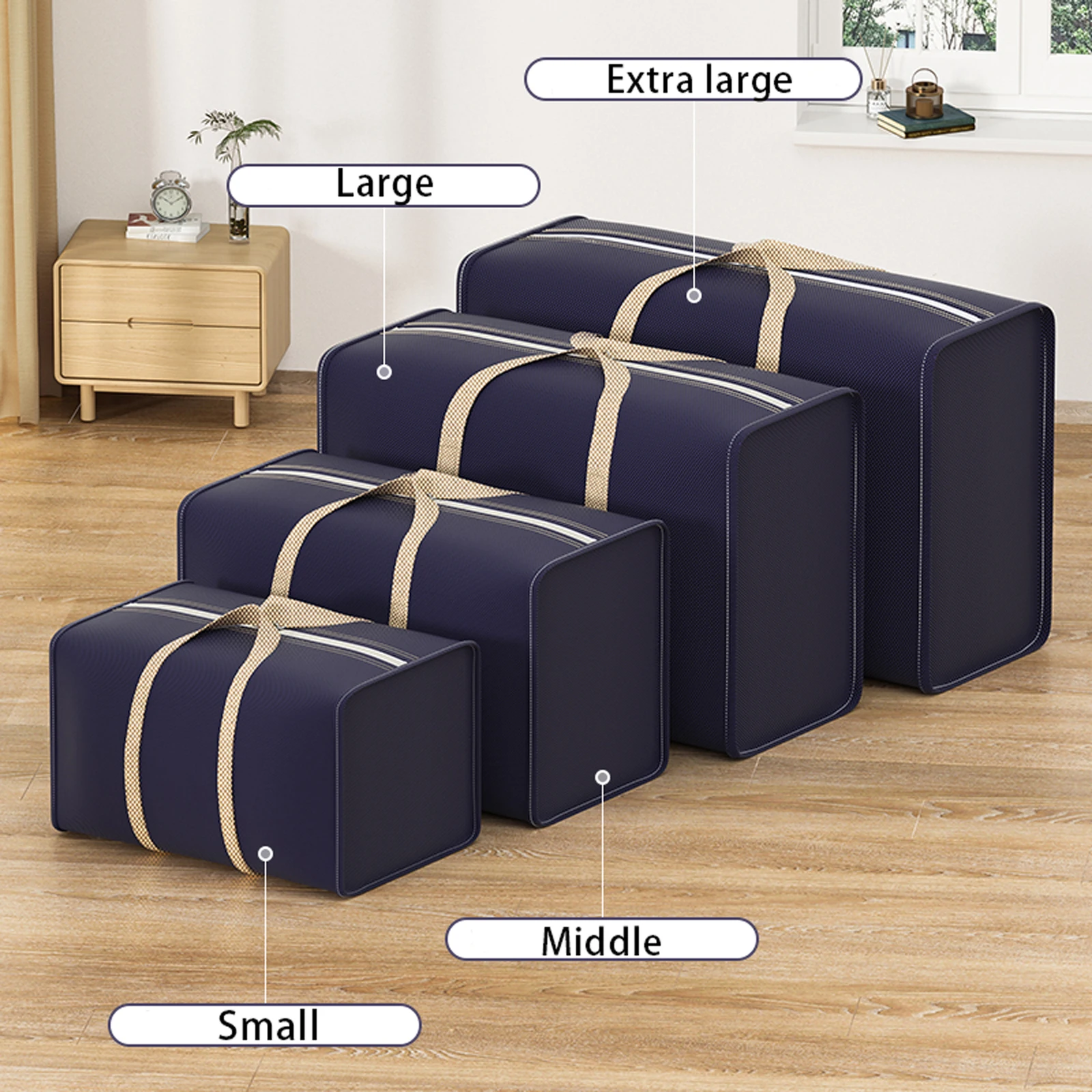 Alternative view of Foldable Large Capacity Storage Bag
