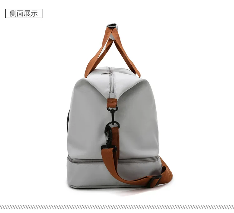 Travel Bag Male Female Large-Capacity Hand Luggage Dry-Wet Separation Sports Fitness Bag Short-Distance Travel Package