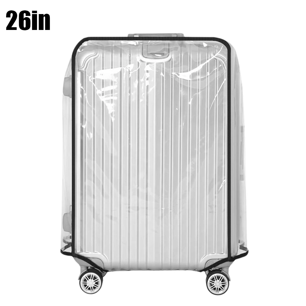 Full Transparent Luggage Cover PVC Waterproof Luggage Protector Cover Travel Dustproof Anti-scratch Suitcase Protector Covers