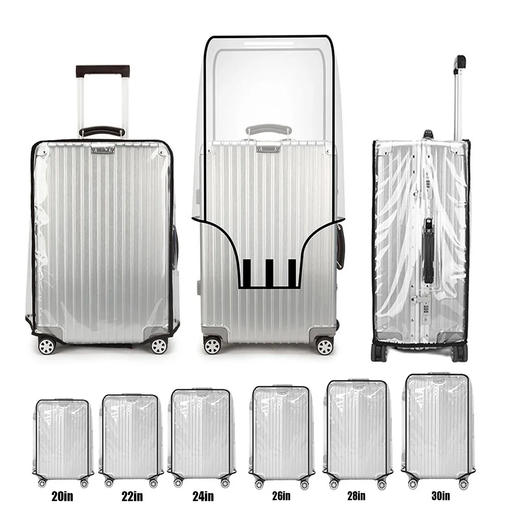 Luggage Transparent Cover PVC Waterproof Luggage Protector