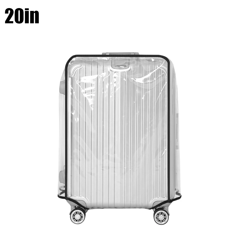 Full Transparent Luggage Cover PVC Waterproof Luggage Protector Cover Travel Dustproof Anti-scratch Suitcase Protector Covers