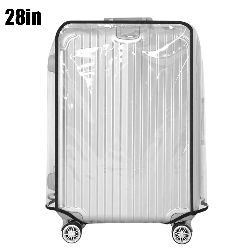 Full Transparent Luggage Cover PVC Waterproof Luggage Protector Cover Travel Dustproof Anti-scratch Suitcase Protector Covers