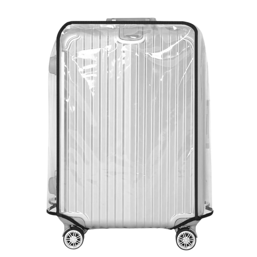 Full Transparent Luggage Cover PVC Waterproof Luggage Protector Cover Travel Dustproof Anti-scratch Suitcase Protector Covers