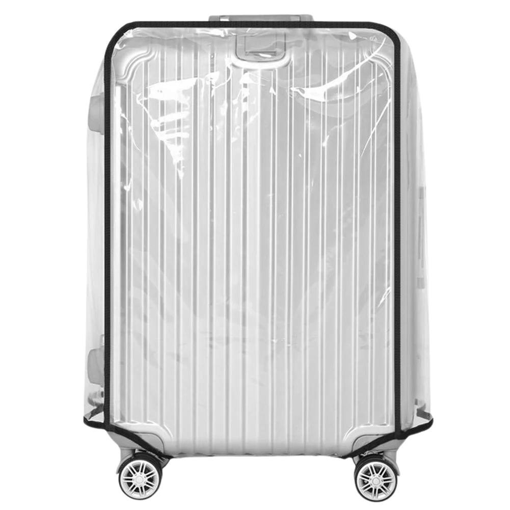 Full Transparent Luggage Cover PVC Waterproof Luggage Protector Cover Travel Dustproof Anti-scratch Suitcase Protector Covers