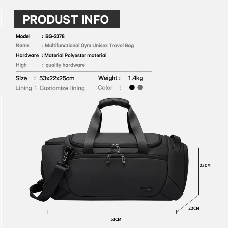 Alternative view of Men Dry/ Wet Sports Bag