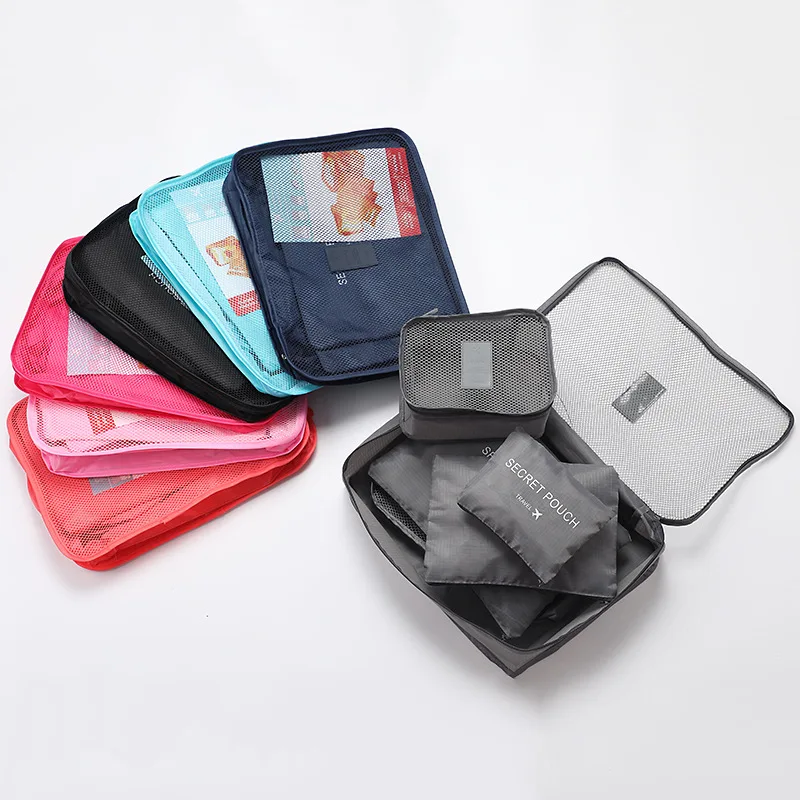 Alternative view of 6 Pcs Portable Travel Clothes Storage Bags