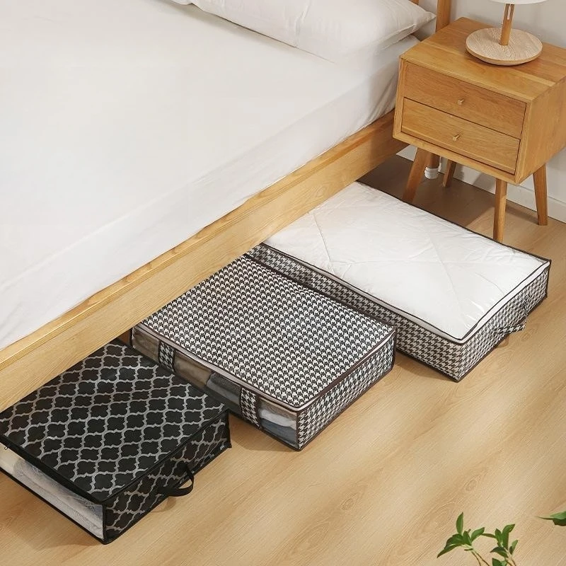 Alternative view of Large Bed Bottom Storage Box Foldable
