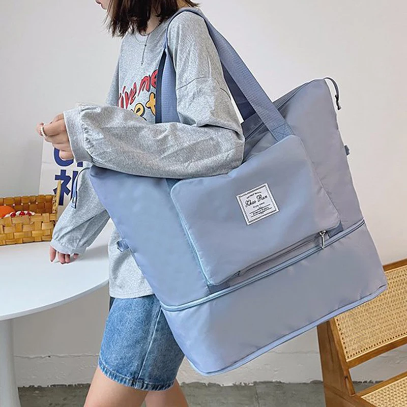Travel Bags Clothes Storage Bag Large Capacity Nylon Cloth Waterproof Portable Handbag Crossbody Travel Shoulder Bags Unisex New Travel Bags Clothes Storage Bag Large Capacity Nylon Cloth Waterproof Portable Handbag Crossbody Travel Shoulder Bags Unisex New