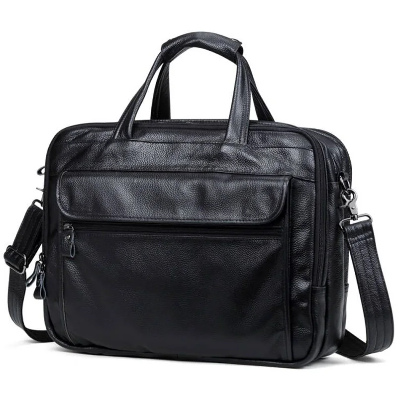 Alternative view of Men Large Leather High Quality Bag