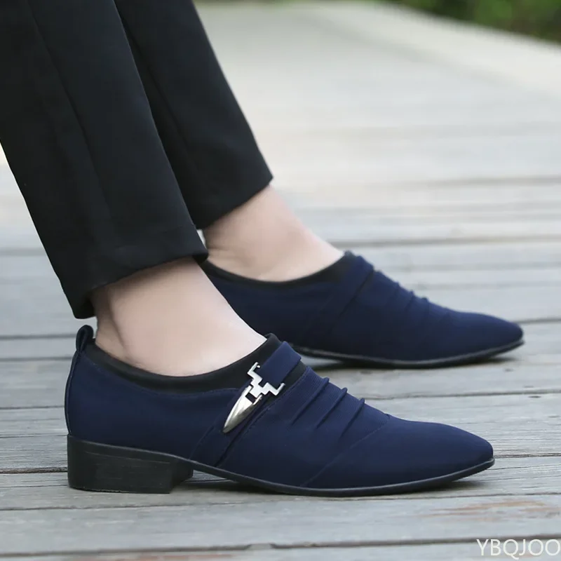 Alternative view of 2022 Men Shoes Spring New Fashion All-Match Canvas Shoes Male Large Size Breathable Footwear Casual Business Shoe zapatos hombre