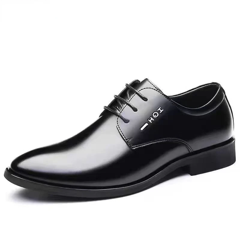 Alternative view of Elegant Men's Dress Shoes 2023 Summer Social Shoes Men's Fashion Elegant Formal Wedding Shoes Men's Set Office Oxford Shoe Men
