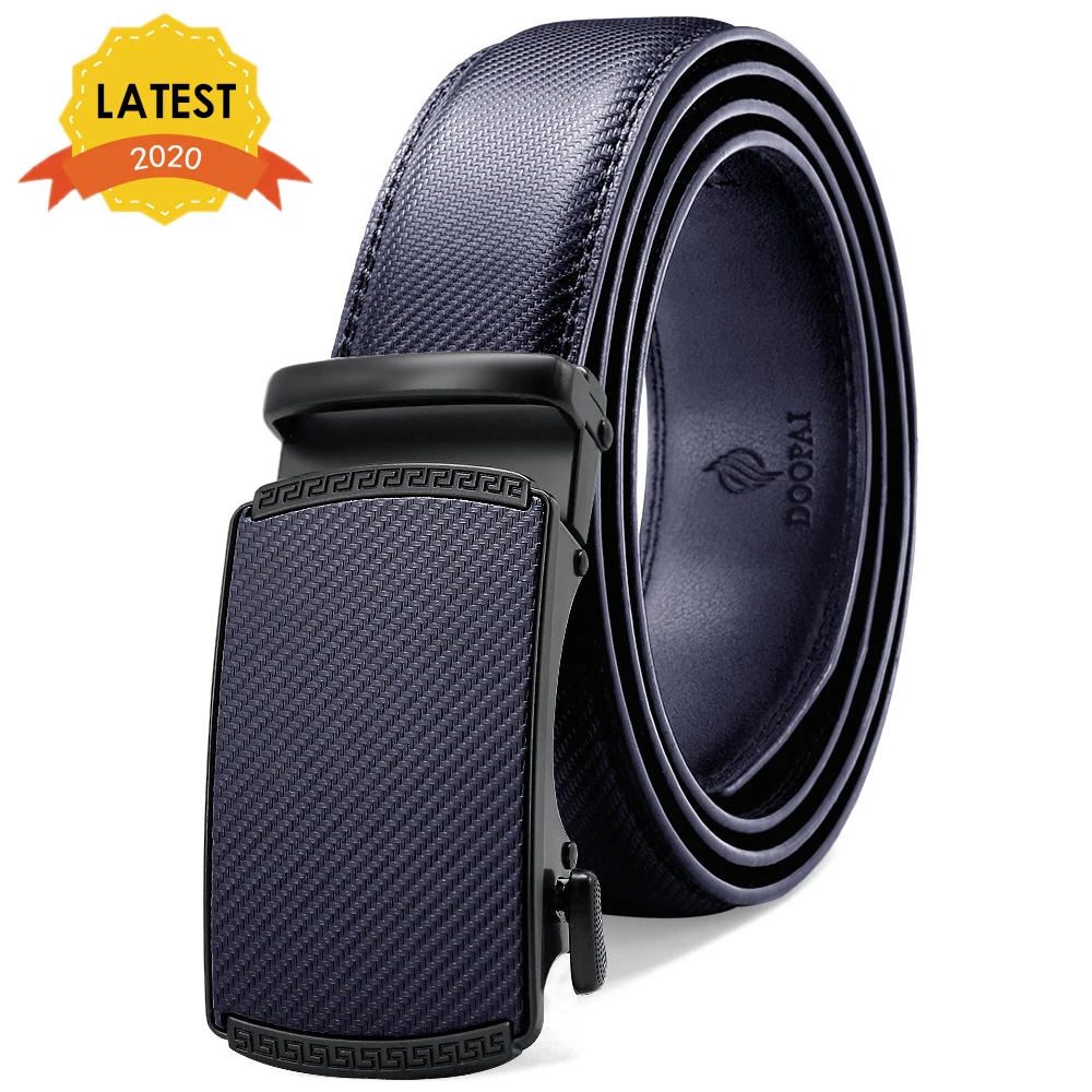 Alternative view of Genuine Leather Automatic Men Belt Luxury Strap Belt for Men  high quality fashion vintage male strap for jeans