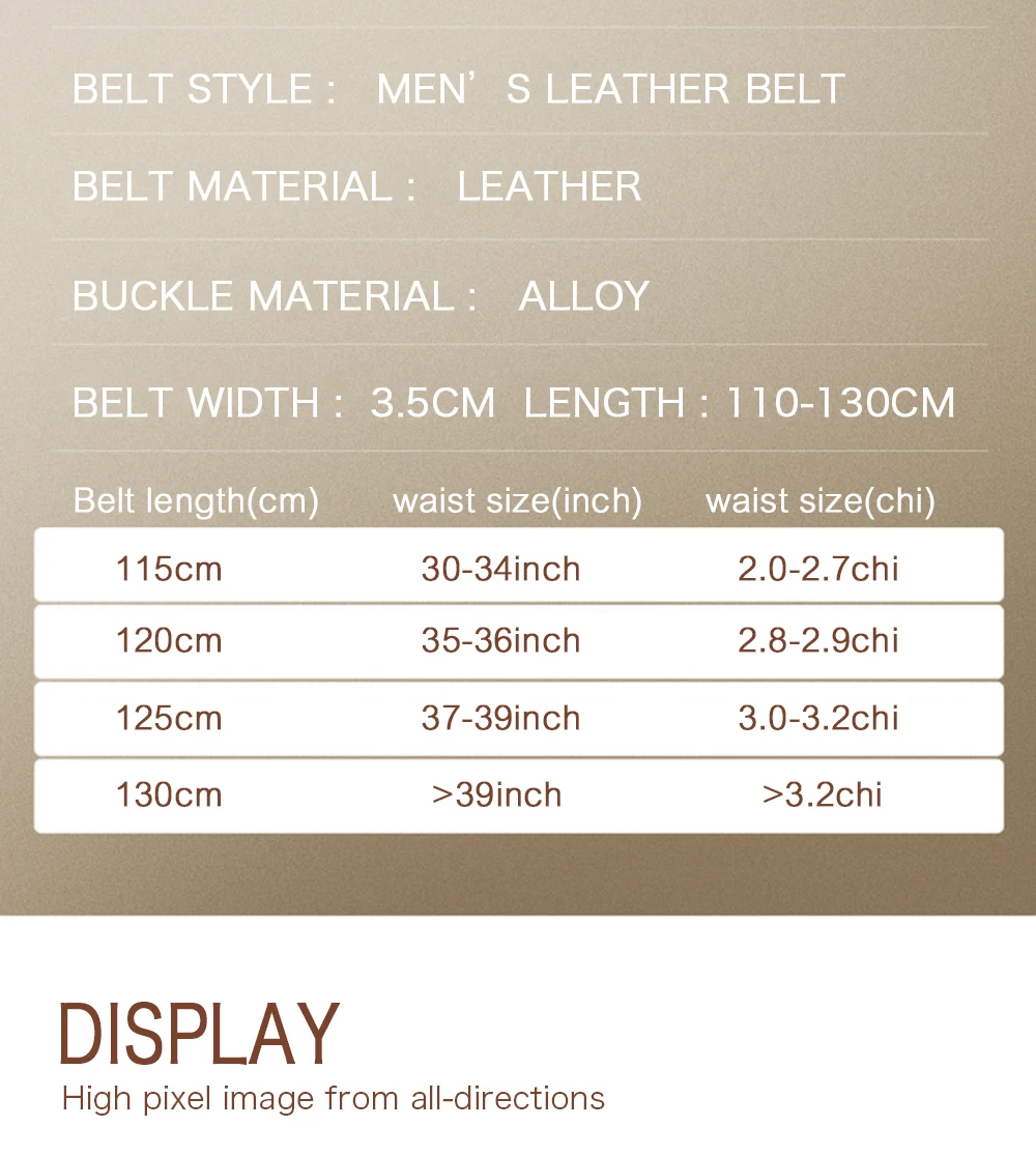 Mens Leather Belt  Automatic Genuine Leather Belts Belt Male Leisure Fashion Ratchet Belts for Men Pants Waistband Ремень