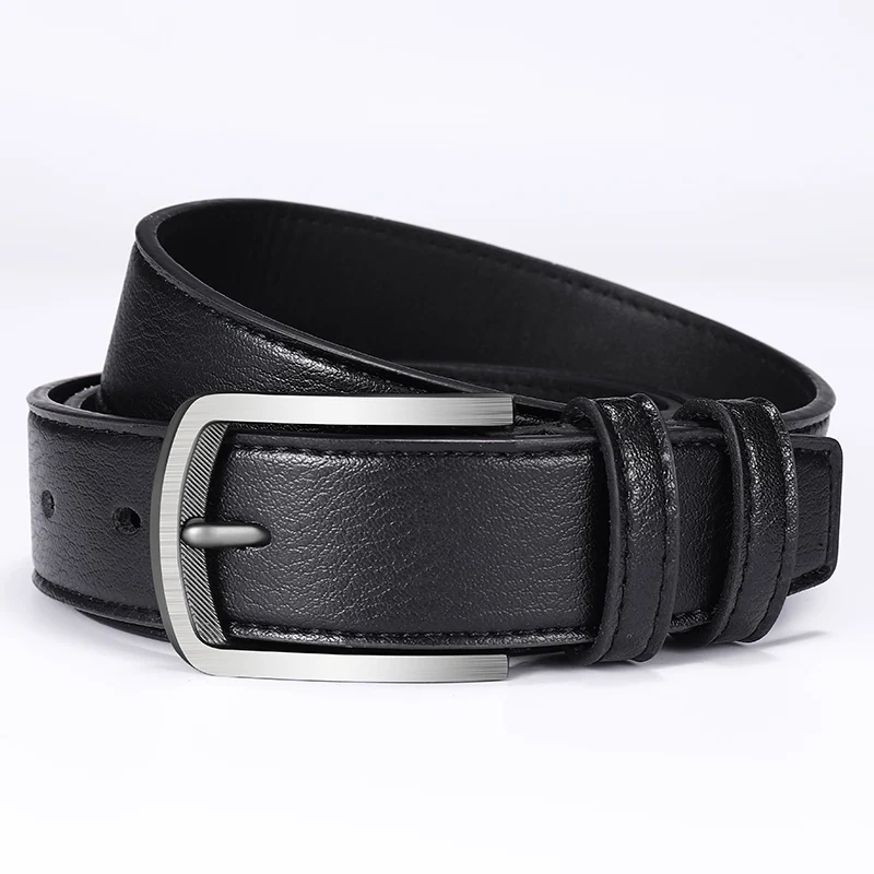 Alternative view of Men Belt Male High Quality Belt Men Male Genuiner Strap Luxury Pin Buckle Fancy Vintage Jeans Free Shipping