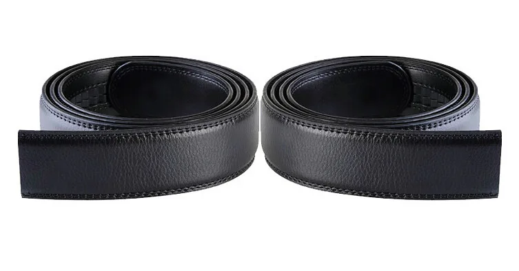 Large Size Belt No Buckle for Automatic Buckle Genuine Leather Belts Without Buckle for Men Women No Buckle 3.5cm Wide 150 160cm