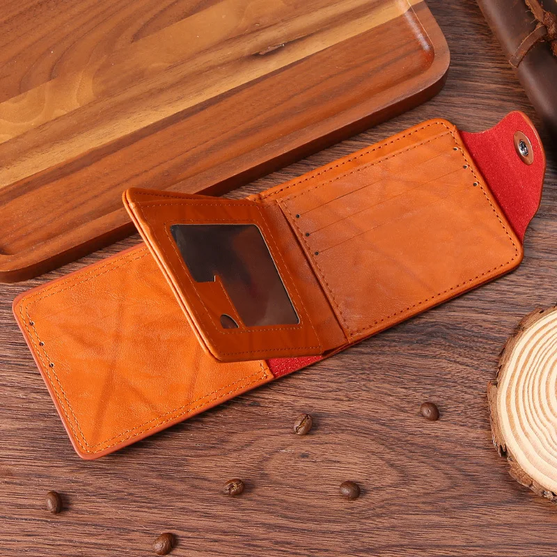Alternative view of Men's Wallets with 100 US Dollar Pattern Hasp Male Leather Wallet with Zipper Card Holder Coin Pocket Purse cartera hombre