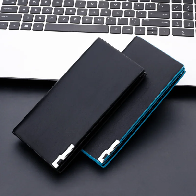 Mens Wallet Casual Slim Of Leather Soft Male Clutch Money Bag Small Pocket Man Purse Thin Wallet Carteira Masculina Couro 2021 - Image 3