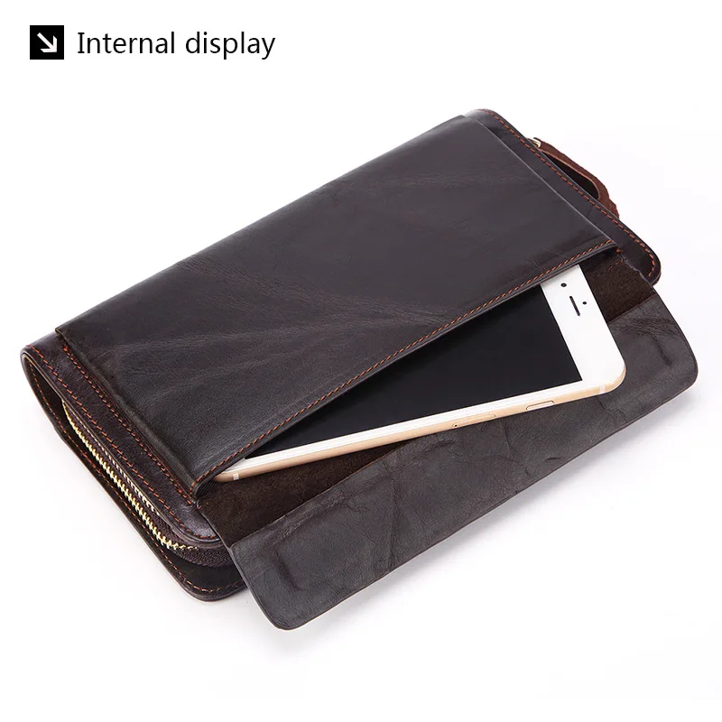 2024 Leather Large Men Clutch Wallets Name Customized Men Purse 100% Genuine Leather Long Leather Male Wallet 2024 Leather Large Men Clutch Wallets Name Customized Men Purse 100% Genuine Leather Long Leather Male Wallet