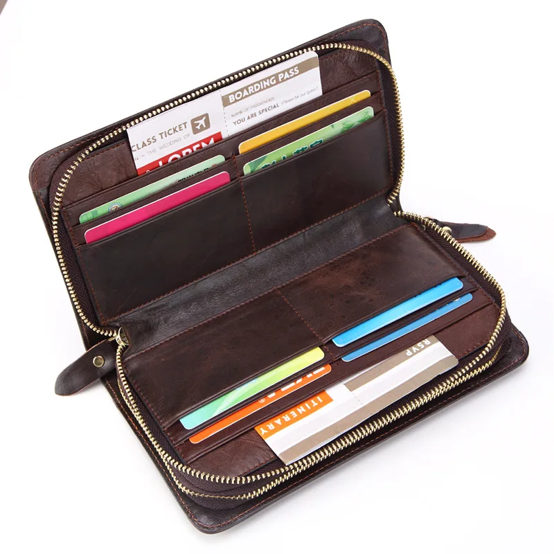 2024 Leather Large Men Clutch Wallets Name Customized Men Purse 100% Genuine Leather Long Leather Male Wallet 2024 Leather Large Men Clutch Wallets Name Customized Men Purse 100% Genuine Leather Long Leather Male Wallet