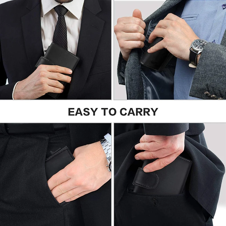 Rfid Credit Card Holder Wallets Men Leather Aluminum Business Bank Cardholder Male Case Minimalist Wallet 2022 Rfid Credit Card Holder Wallets Men Leather Aluminum Business Bank Cardholder Male Case Minimalist Wallet 2022