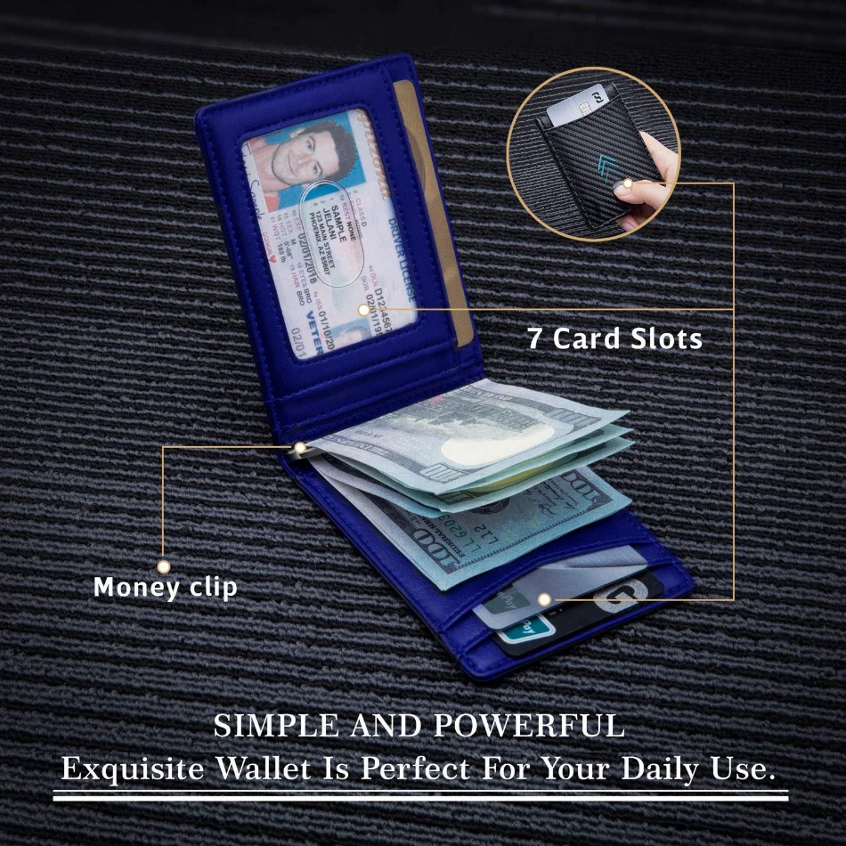 Rfid Genuine Leather Men Wallets Money Bag Slim Thin Card Holder Wallet Carbon Fiber Male Small Short Purse Black Walet Billfold Rfid Genuine Leather Men Wallets Money Bag Slim Thin Card Holder Wallet Carbon Fiber Male Small Short Purse Black Walet Billfold