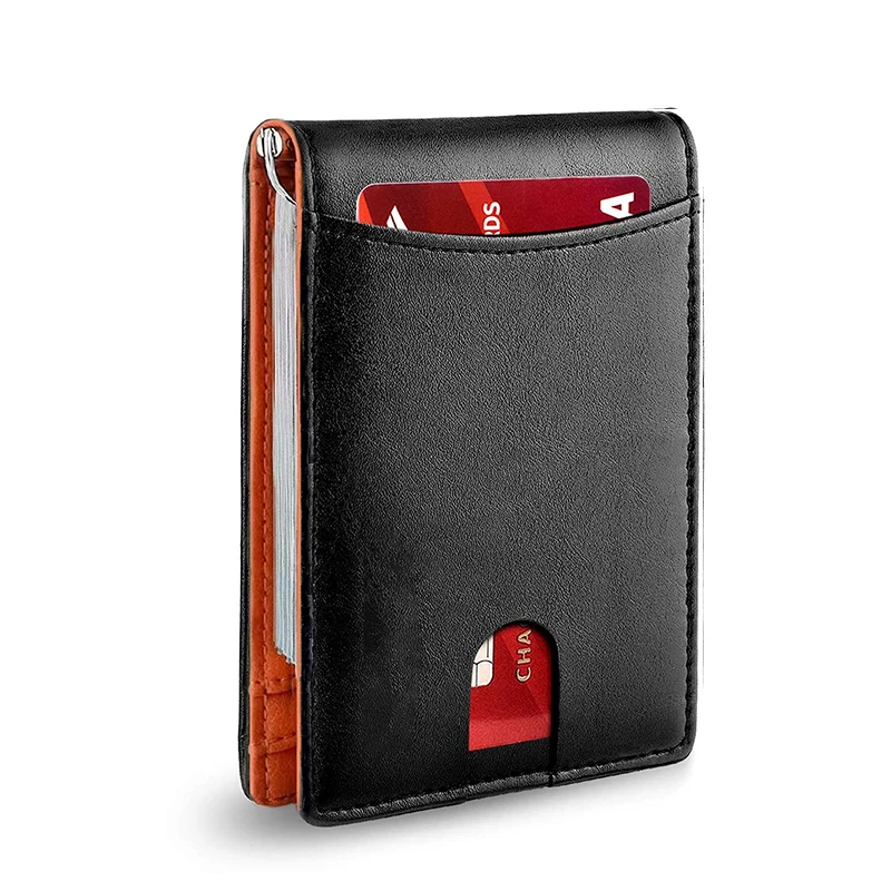 Rfid Genuine Leather Men Wallets Money Bag Slim Thin Card Holder Wallet Carbon Fiber Male Small Short Purse Black Walet Billfold Rfid Genuine Leather Men Wallets Money Bag Slim Thin Card Holder Wallet Carbon Fiber Male Small Short Purse Black Walet Billfold