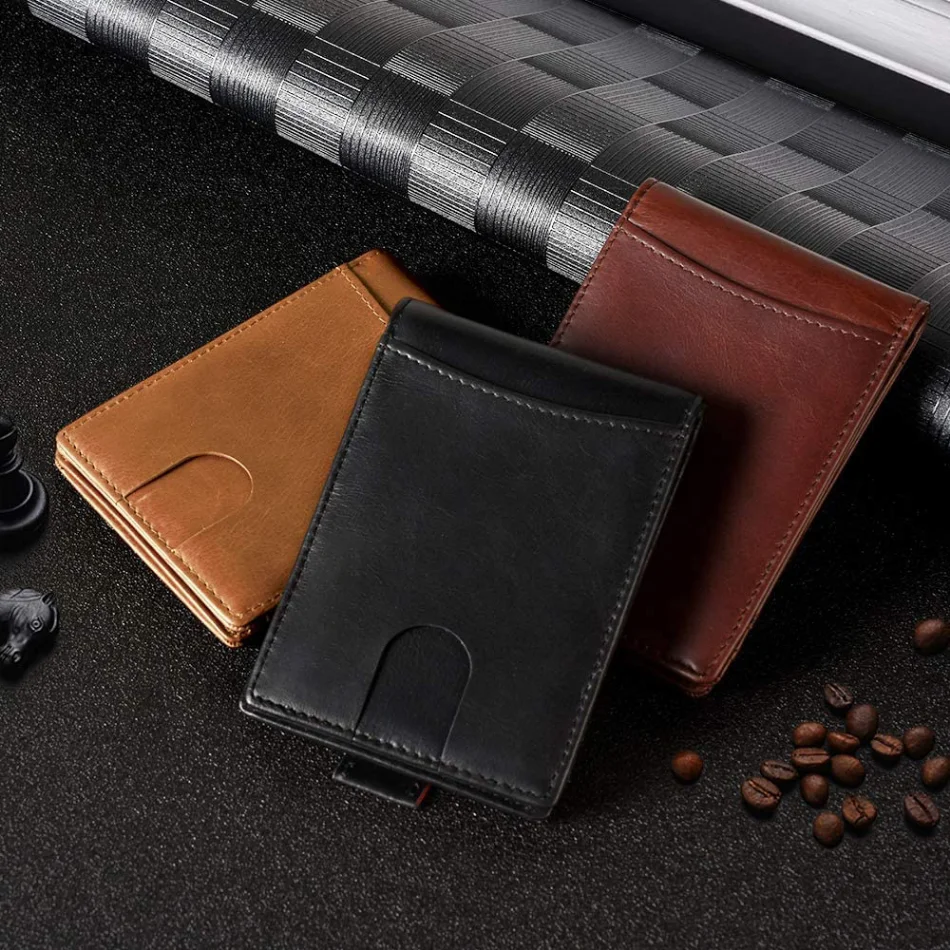 Rfid Genuine Leather Men Wallets Money Bag Slim Thin Card Holder Wallet Carbon Fiber Male Small Short Purse Black Walet Billfold Rfid Genuine Leather Men Wallets Money Bag Slim Thin Card Holder Wallet Carbon Fiber Male Small Short Purse Black Walet Billfold
